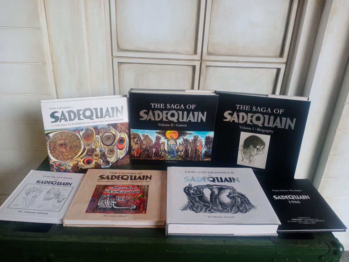 Sadequain_Naqvi's tweet photo. Every page preserves a legacy. Every publication celebrates the timeless genius of Sadequain. Discover art, poetry, and history through our carefully curated books.
#Sadequain #SadequainFoundation #ArtBooks #PakistaniArt https://t.co/wSqw9agH9c