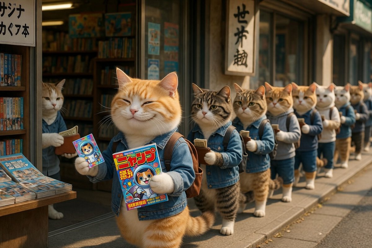 vanillanormad's tweet photo. 猫達がニャンピースカードをゲットしました

左Grok右チャットGPT https://t.co/K8CyGMhlSu