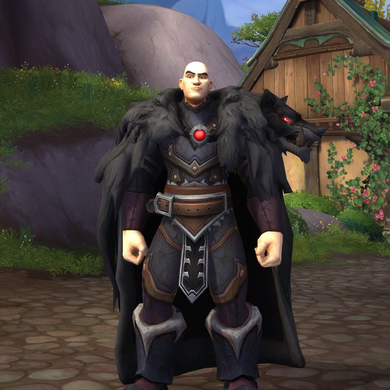 Xun89341809's tweet photo. For anon custom 3D - fullbody fur cape with wolf's head
Works like belt-slot item instead cape and have his own physics

#worldofwarcraft #human https://t.co/9GiSy17Gdg