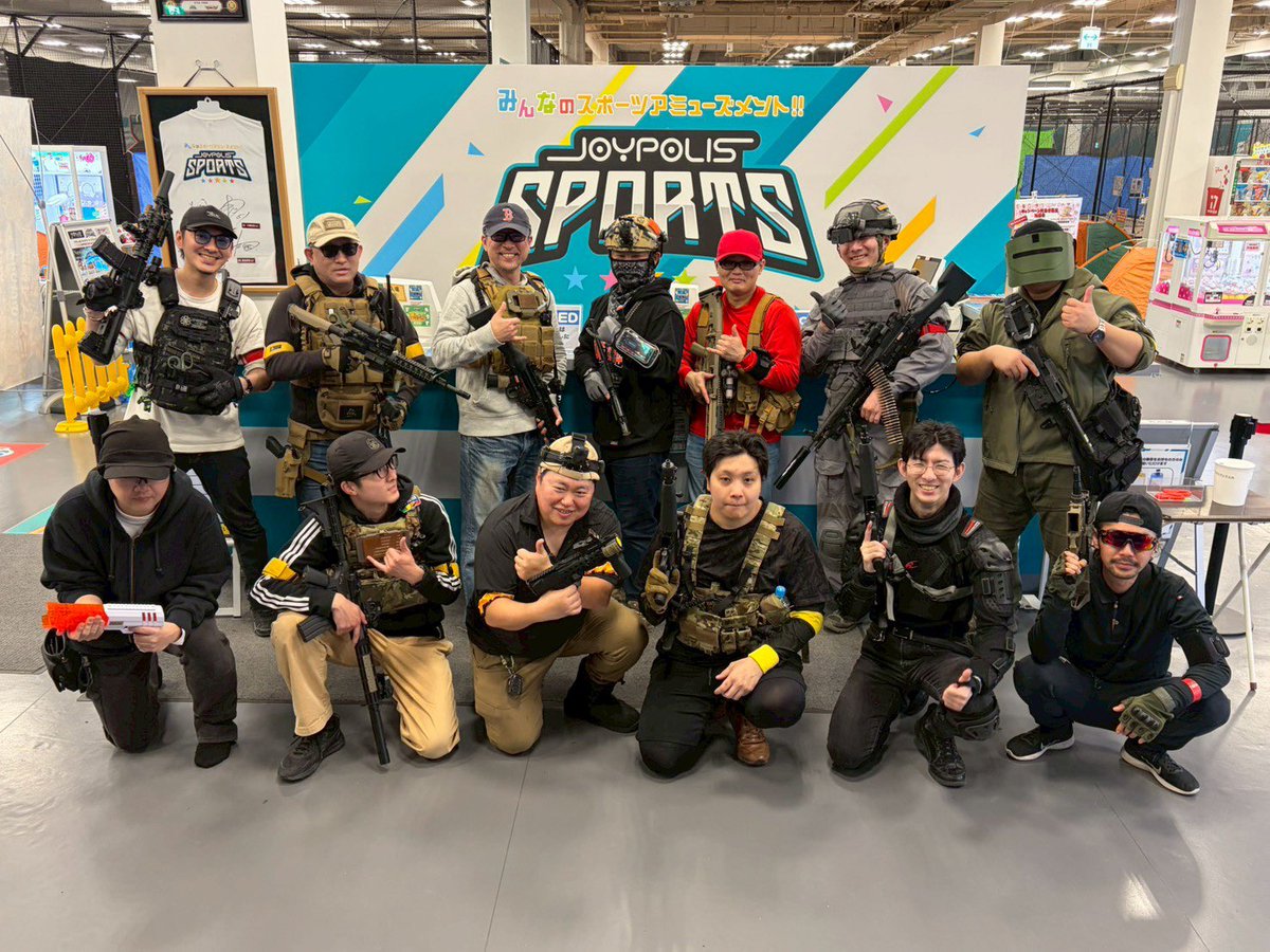 GRASSWELLFIELD's tweet photo. 【ジョイポリサバゲー #B2i】
7月19日(日)開催‼️
「ジョイポリススポーツ(@JOYPOLIS_SPORTS)様」にて、
赤外線光線銃を使用した、サバイバルゲームを行います。
定員 ：11/20名様
B2i機材レンタル：6/10セット
BB弾◯/防具🥽は使用しません🤗
痛みを伴わない安全な #サバゲー を体験してみましょう‼️ https://t.co/gChBoZZrVE