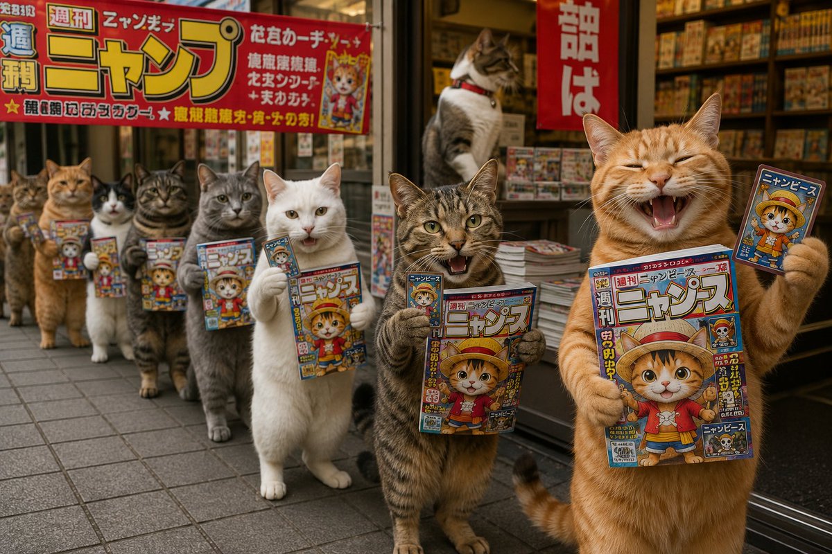 vanillanormad's tweet photo. 猫達がニャンピースカードをゲットしました

左Grok右チャットGPT https://t.co/K8CyGMhlSu