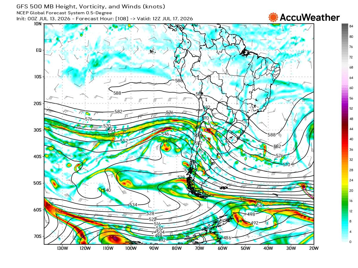 jnmet's tweet photo. A pair of storms will produce gusty winds, areas of heavy rain &amp; mountain snow from Región de Atacama to Región de La Araucanía in #Chile from Thursday through Monday. Snow levels will lower to 1,500 meters in the central #Andes. Rainfall can exceed 25-50 mm in #Santiago. https://t.co/5EOc3b7J7N