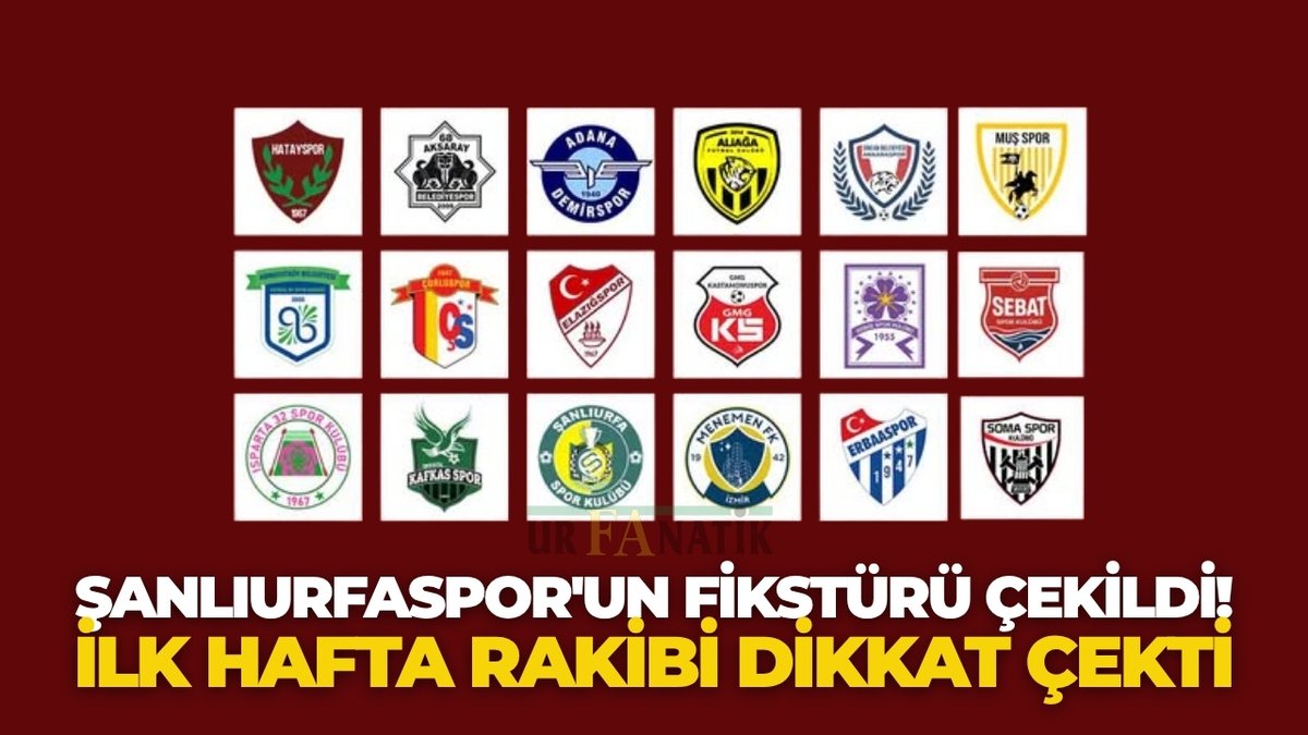 urfanatik_com's tweet photo. Şanlıurfaspor'un Fikstürü Çekildi! İlk Hafta Rakibi Dikkat Çekti
https://t.co/onf3LmDCBu
#sanliurfaspor #sondakika #spor #2lig #beyazgrup @Sanliurfaspor @Hasanavci63 https://t.co/6zZ2XApxfL
