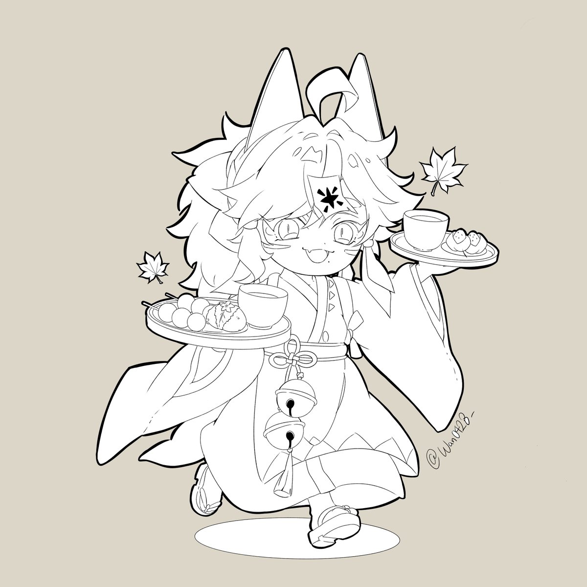 Wan0428_'s tweet photo. スイパラパロ下がき☕️
キャプテンくん→きつねくん→帽子屋さん→スコップくん
他の子も描きたくなってきて困るぞ…アクスタにしたら絶対可愛い🥺

※顔あり創作要素強 https://t.co/Q8nd0EGwAw