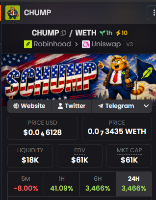 Chump tweet media