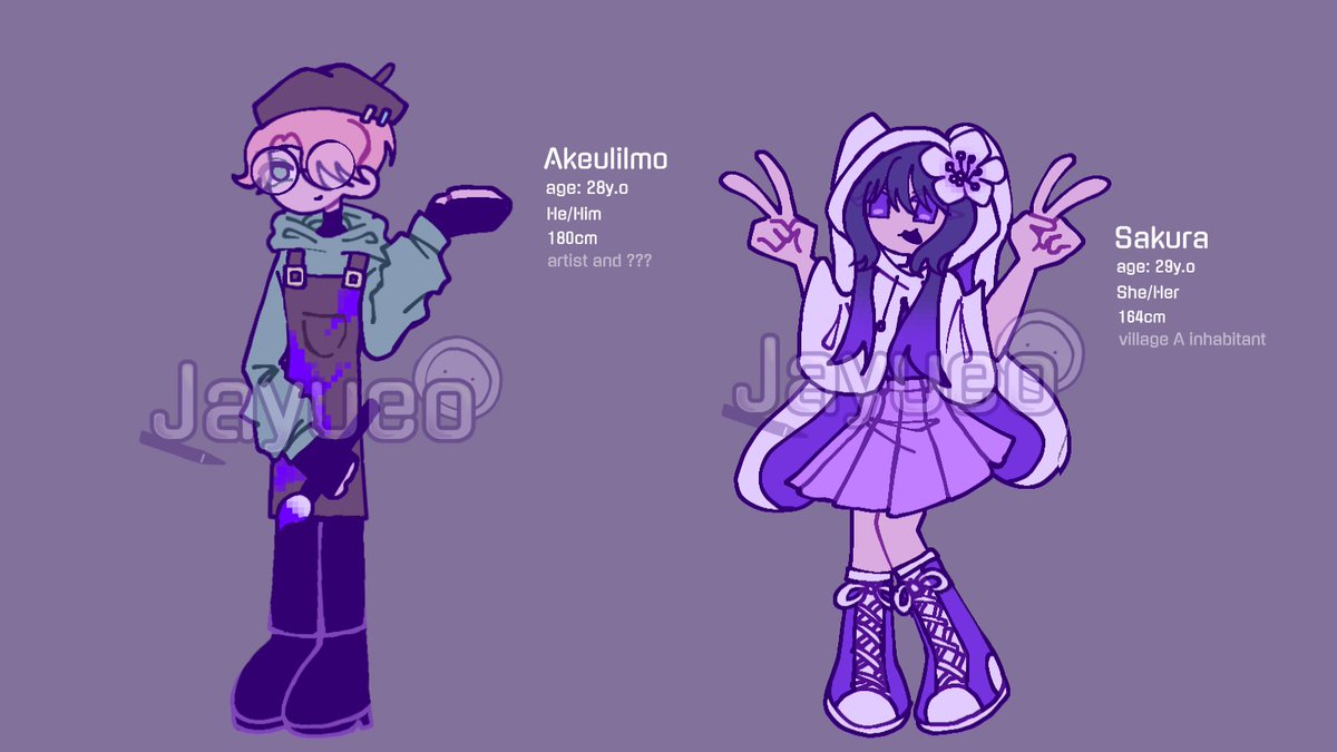 euengjayuy77862's tweet photo. TDDW characters (11/?) 

What they have in common is that they really love the color purple! They seem nice, but there’s something a little lacking about them.

#JayueoOC #TDDW #TheDreamDestructionWorld https://t.co/5gVvKeMenf