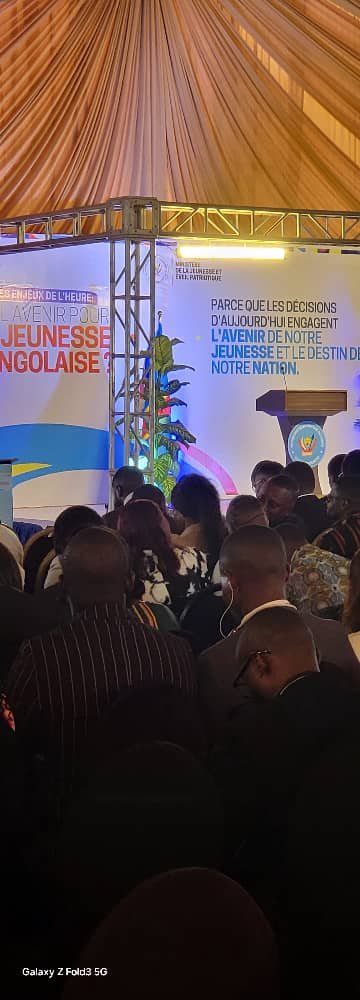 Aaronlukusa2's tweet photo. 📍 En direct du Pullman

Matinée de réflexion de la jeunesse

Thème : « Les décisions d'aujourd'hui engagent l'avenir de notre jeunesse et le destin de notre nation. »

Sous le leadership de Son Excellence Grâce Émie Kutino, Les Engagés réaffirment leur détermination à servir la jeunesse congolaise. Cette matinée de réflexion constitue un cadre d'échanges, de propositions et d'engagement en faveur du développement, du leadership et de la participation citoyenne des jeunes.

Ensemble, construisons une jeunesse responsable, engagée et prête à relever les défis de notre nation.