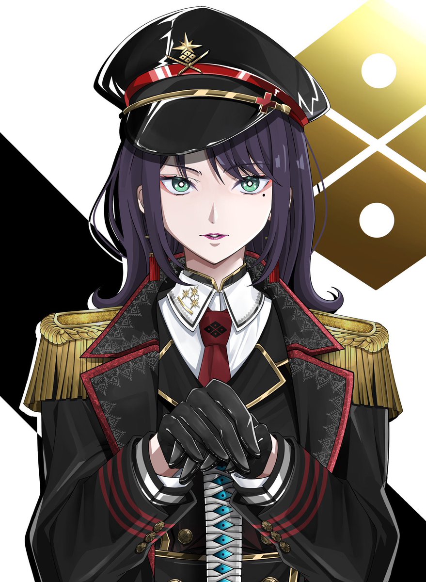 cabbageningen's tweet photo. お���！
縦画像良き✨
いろヤチ軍服がより良く表示される✨ https://t.co/cmHFnqiREo