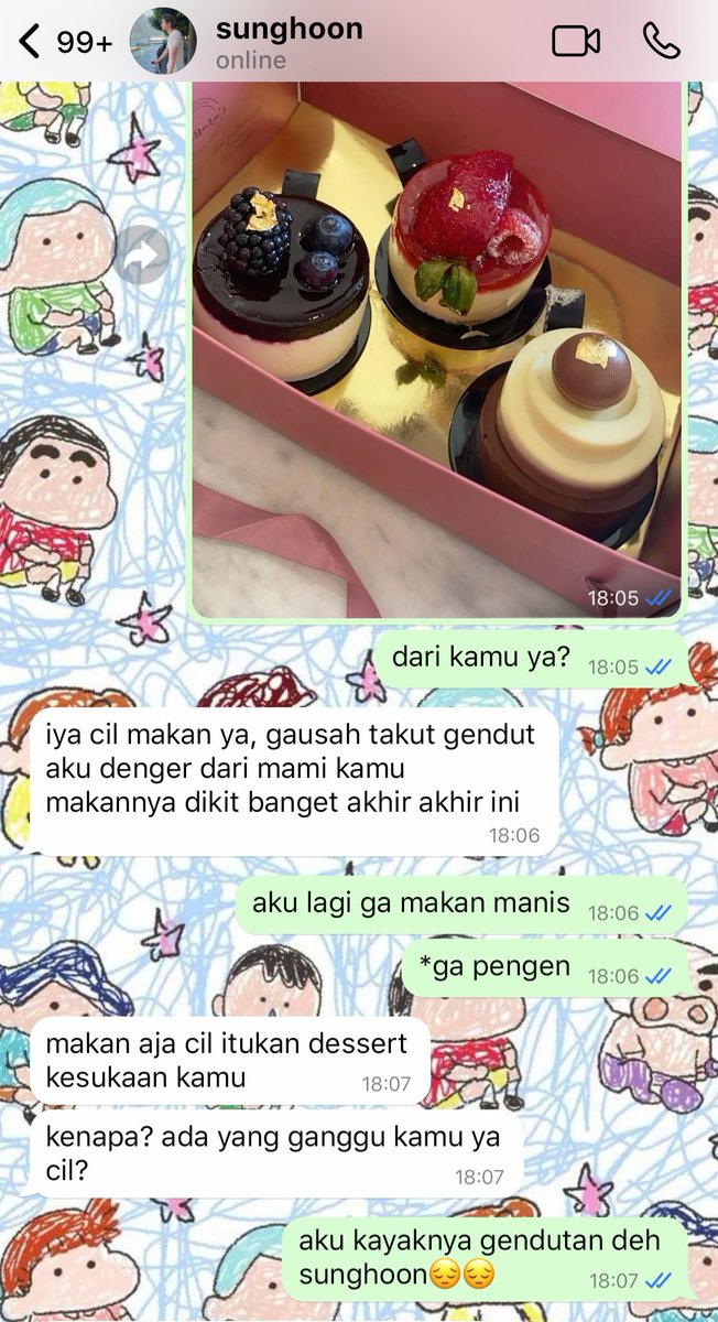 sylmoire's tweet photo. #sunsun one tweet au 
kecil mogok makan https://t.co/tg8sssNAfW
