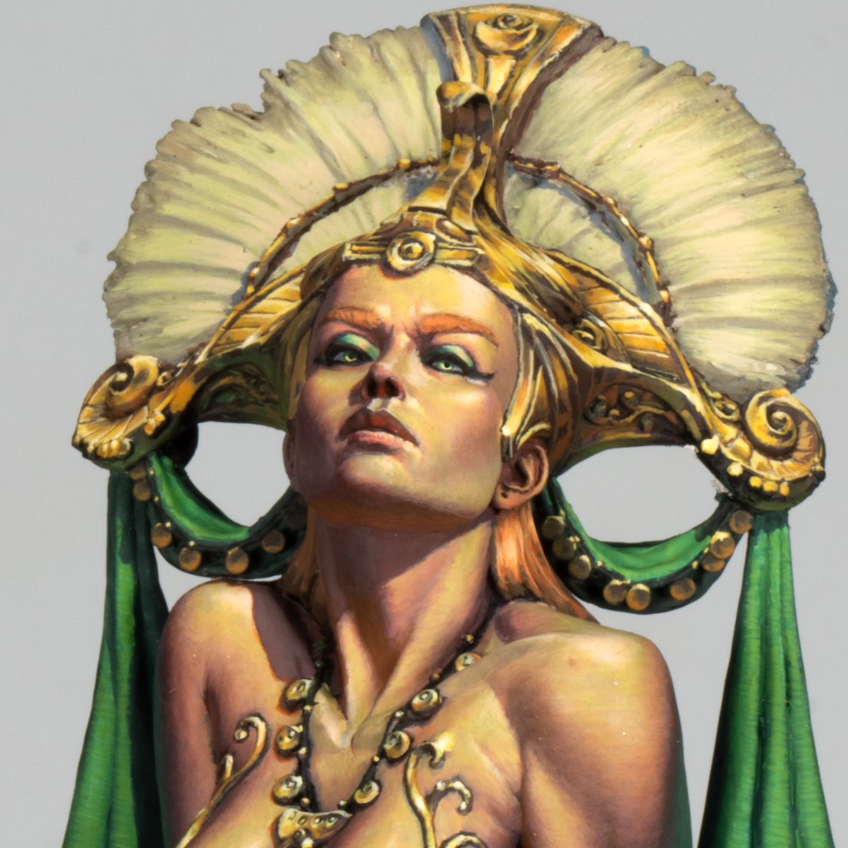 MiniaturesDen's tweet photo. And she's done! Here are the pictures of the Enchantress I painted live on my Twitch stream (link in bio)!. I had a lot of fun experimenting with a few things on her and feel like I've learned a lot painting her. 

#miniaturepainting #fantasyart #figurepainting #miniatures https://t.co/QZXSCdF4Y0