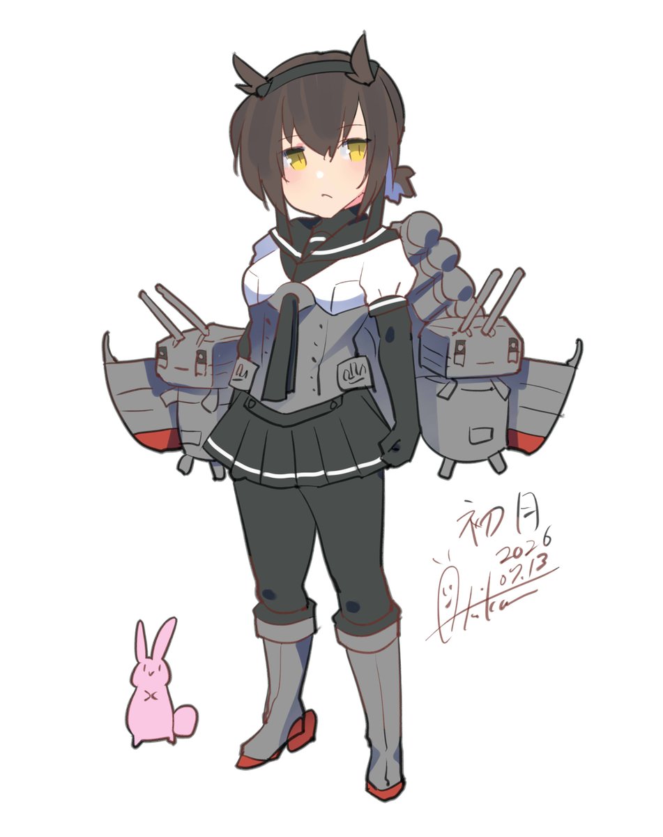 aki0107_inica's tweet photo. 初月『助かる』
#艦これ　#初月
#艦これ版深夜の真剣お絵描き60分一本勝負
#艦これ版真剣お絵描き60分一本勝負_20260713 https://t.co/hd3RcbuQxs