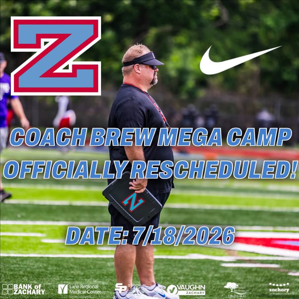 Zachary High Football tweet media