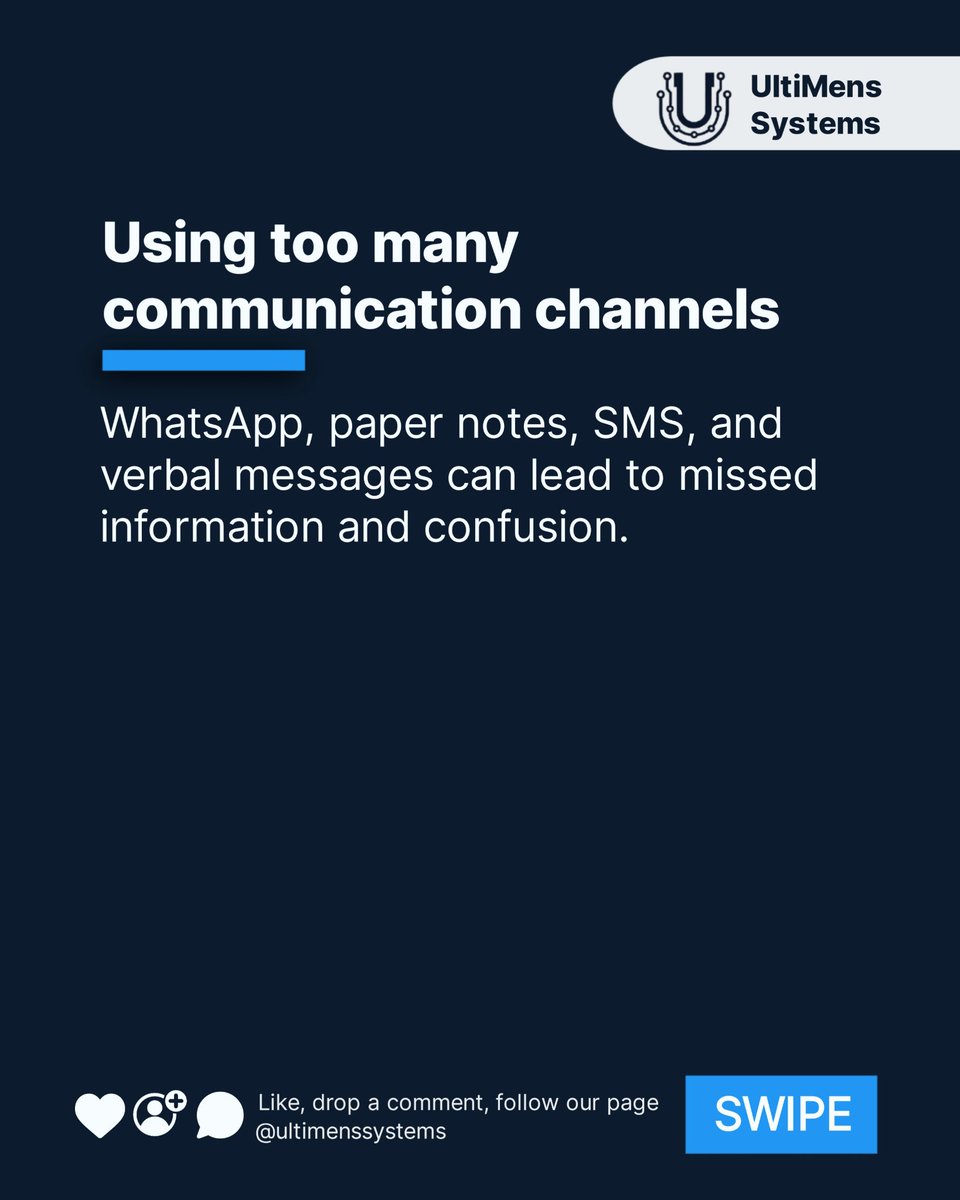ultimenssystems's tweet photo. Every traditional or developing school today is either making some or all of these mistakes when it comes to parents relationships.
Swipe through to see how they play out in every institution. See comment section.
#ParentsCommunication #EdTech #UltiMensSystems https://t.co/7ILQRXbuWJ