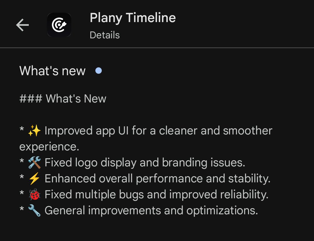 PlanydotSpace's tweet photo. Download the new version of Plany Timeline app beta 
Via Play Store 

https://t.co/OuMQG4O3qM https://t.co/ZeG1aQiv1O