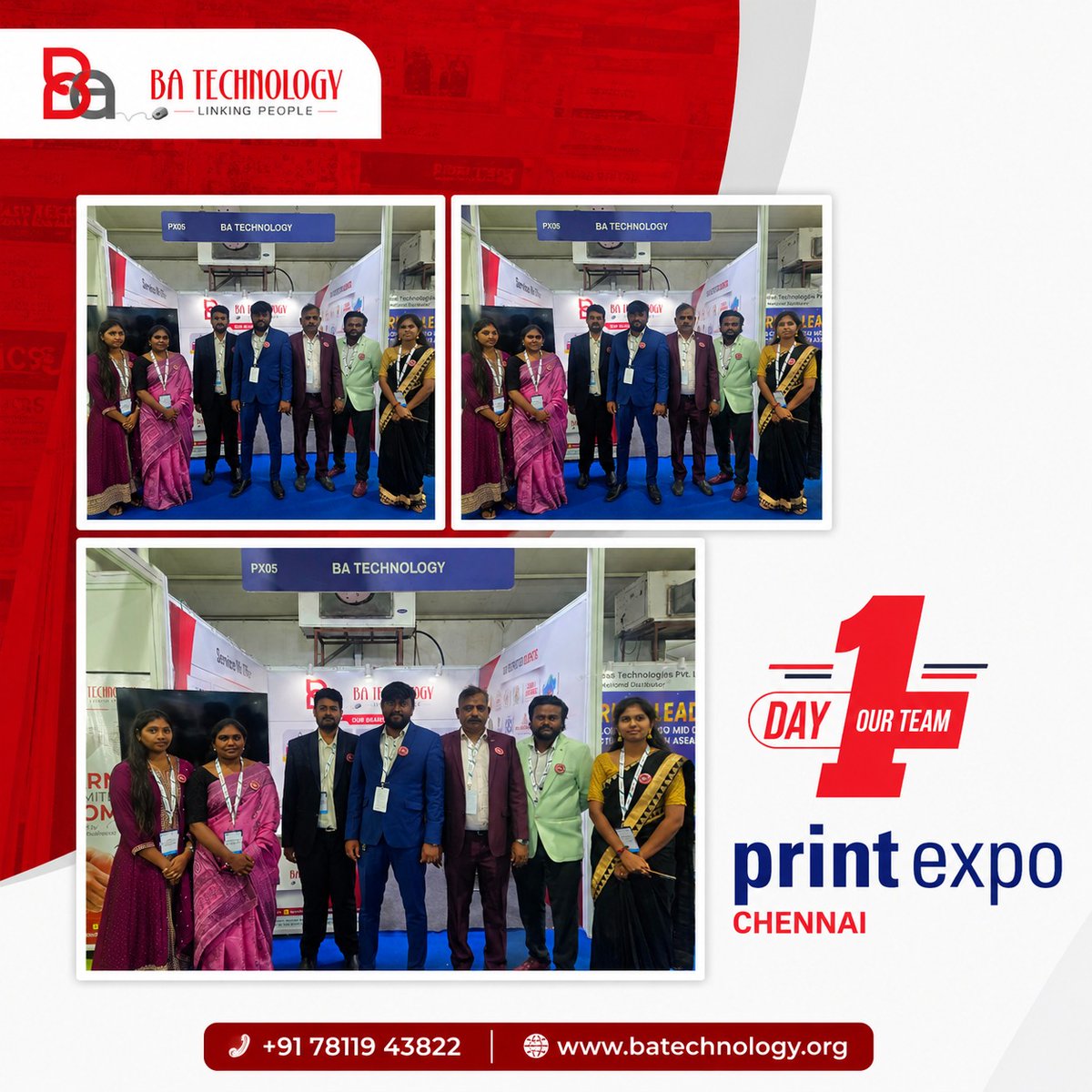 ba_techn's tweet photo. A fantastic 3-day journey at Print Expo Chennai! 🎉 Thank you to everyone who visited our stall and connected with the BA Technology team. Here's to new opportunities and lasting partnerships! 🤝
#PrintExpoChennai #PrintExpo2026 #businessnetworking #websitedevelopment https://t.co/atBLs4C6v0