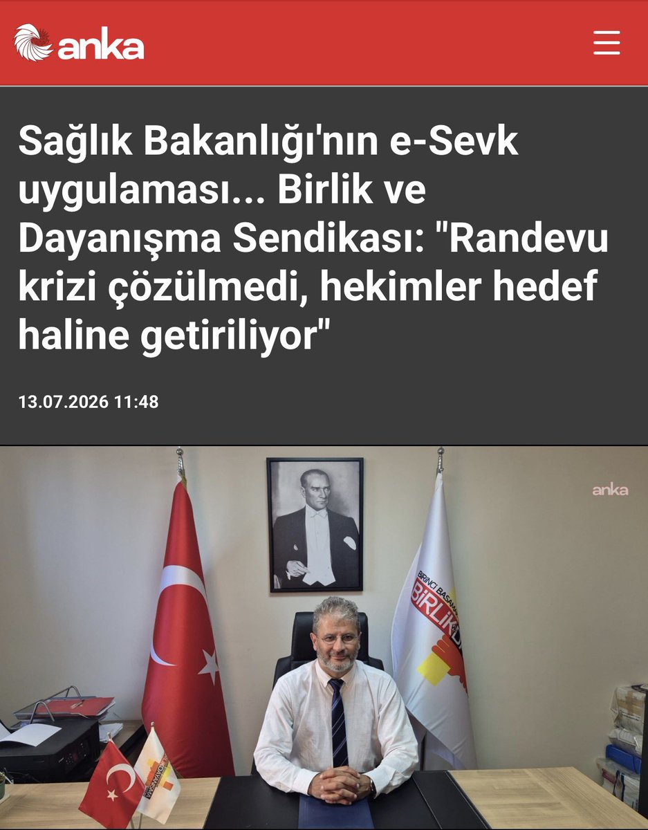 Birlik ve Dayanışma Sendikası tweet media