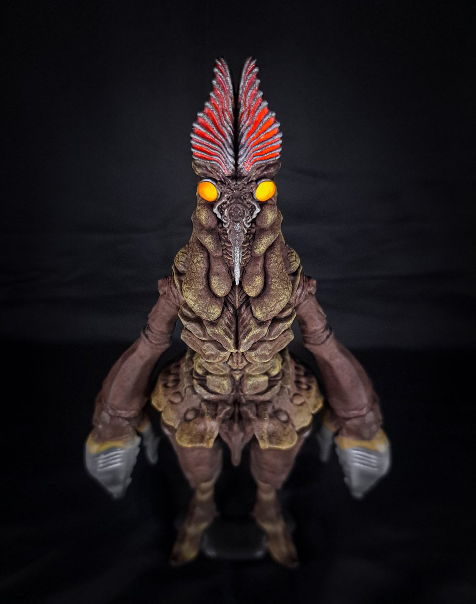 オリジナルのバルタン星人を友人に色を塗って貰いました！ ワンフェス