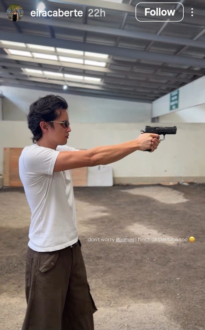 REIDersOfficial's tweet photo. Something to look forward ☺️ 🙏
James Reid trying out my KMR Orca 9mm 😮💨🔫
#TheGunstore #KMROrca
©️ Eira Caberte (Gun Safety Instructor)
#JamesReid | @tellemjaye https://t.co/8ioJlbzUDo