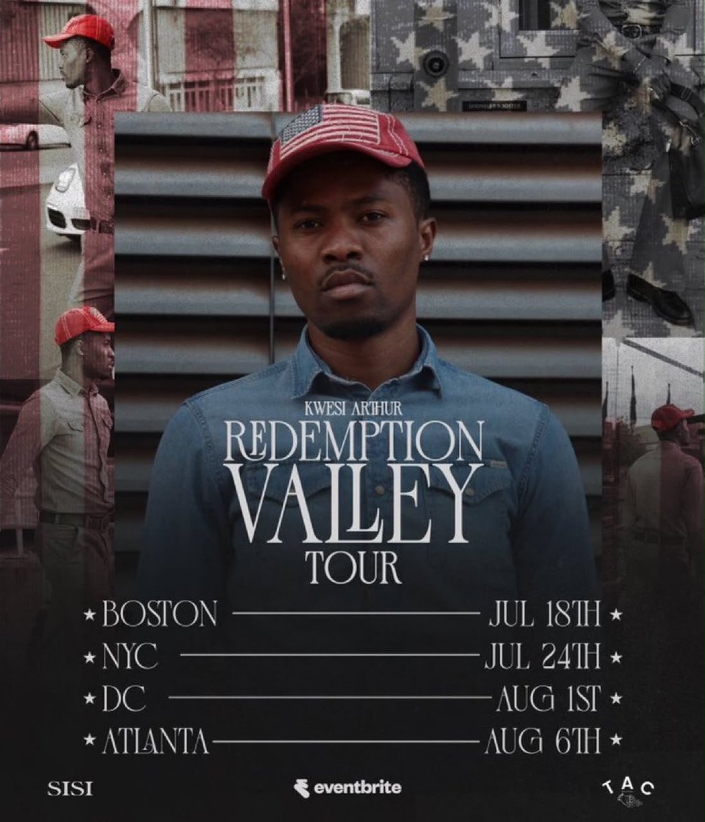 morgan_sarkcess's tweet photo. Best Rapper in Africa, Kwesi Arthur ❤️

https://t.co/Y0XD7m51Xa…

#REDEMTIONVALLEYTOUR https://t.co/7Vy8jPg3Ax