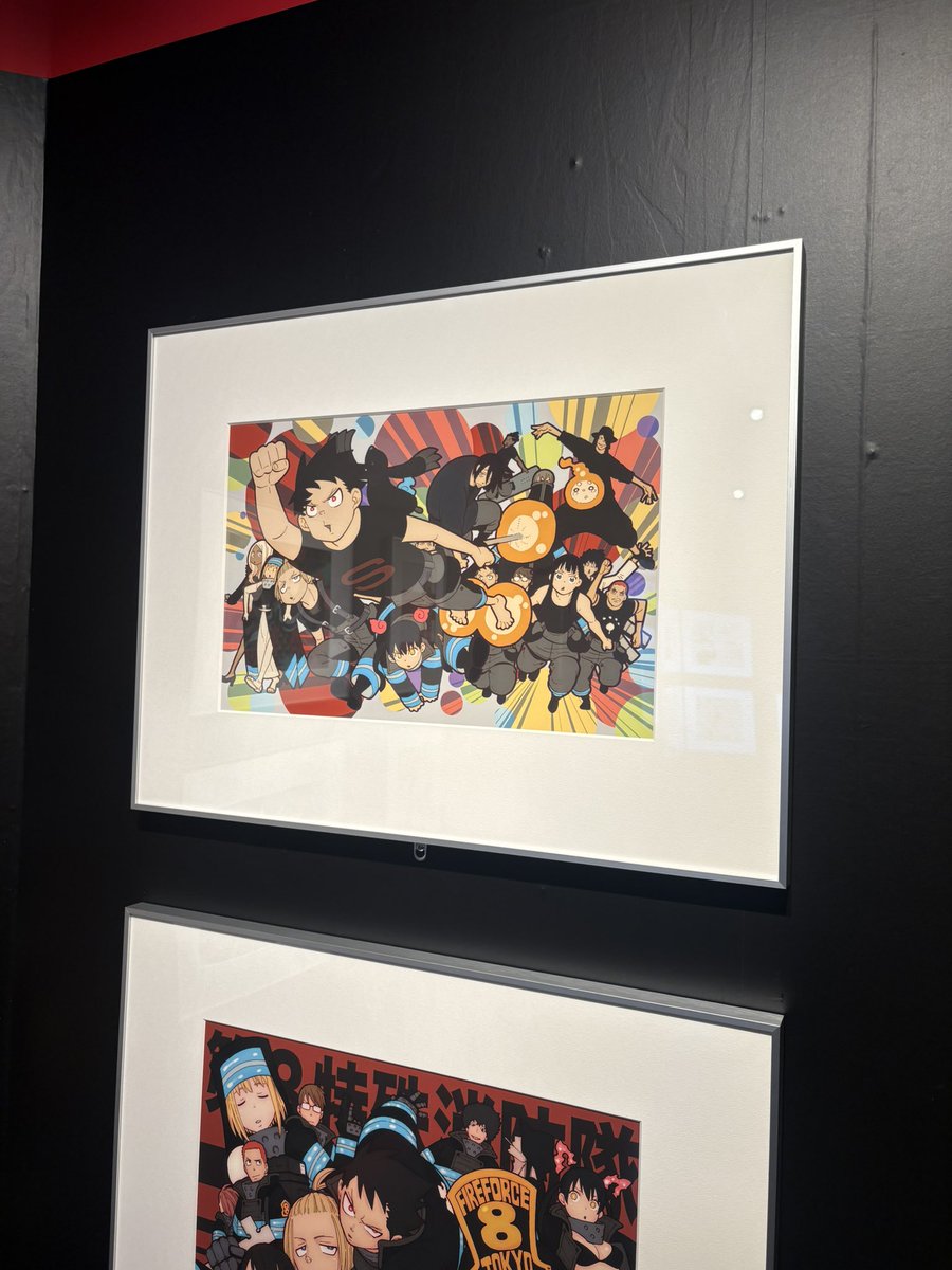 __xillu's tweet photo. 友達の付き添いで炎炎の原画展行ってきたんだけどこれ見つけた第一声があ‼️6確‼️なのほんとにいい加減にした方がいい自分WWWWWWWWWW https://t.co/f9uFG7cvhp