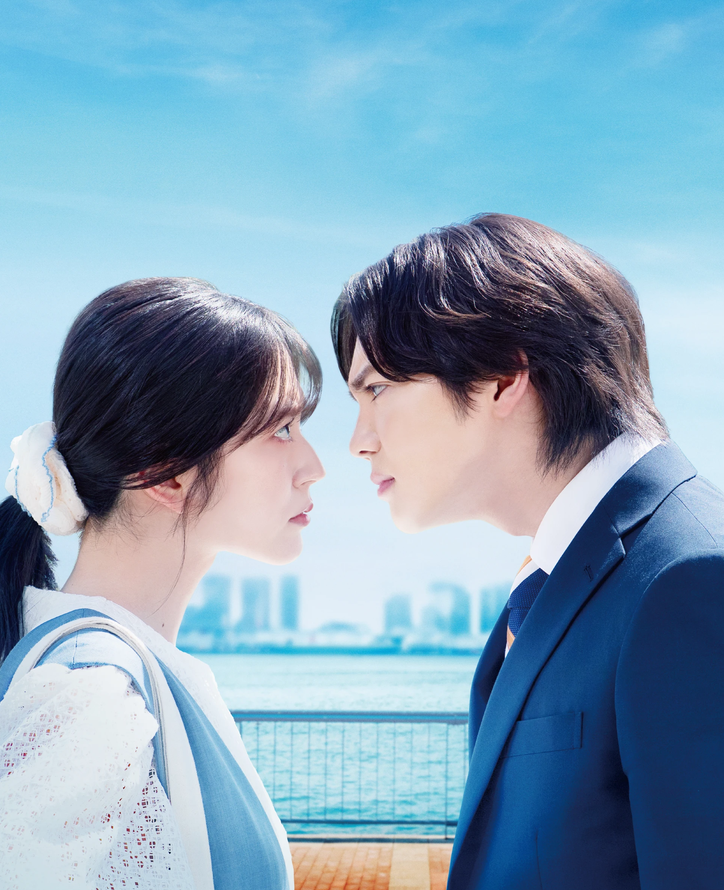 Yoshino Hokuto dan Suzuki Airi - Poster film Sakuya wa Yareta kamo