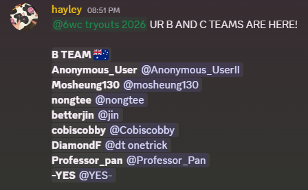 N0ngtee's tweet photo. AUSTRALIA 6WC B TEAM ROSTERISED RAHH🇦🇺🇦🇺🇦🇺🇦🇺🇦🇺 https://t.co/BSAz7Gqt5G