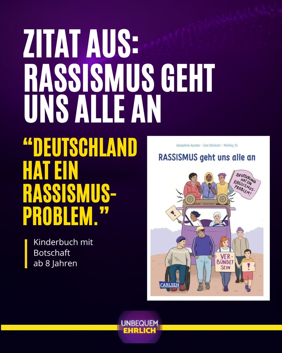l_sachslehner's tweet photo. Schon Achtjährige sollen sich damit auseinandersetzen, wie „rassistisch" Deutschland angeblich ist.

Identitätspolitik direkt ins Kinderzimmer.

👉 Ganze Folge von „Unbequem ehrlich" jetzt auf YouTube: https://t.co/eD44PJPzy5 https://t.co/iGhL2xPbpk