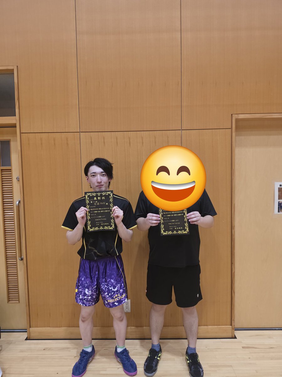 nvvs20247's tweet photo. 7/12(日)
第28回NV杜の都仙台P4Match

久々の6試合の長丁場！
参加者の方からパンの差し入れもあり、ありがとうございます！

リーグ1は当チームメンバーの彼が無敗優勝。今回で最多優勝者と並び6大会ぶり🥇4回目制覇🥇

リーグ2は宮城県の卓球チームの方が初参加で🥇初制覇🥇(顔隠し希望)

#P4Match https://t.co/1z9lzdpe9E