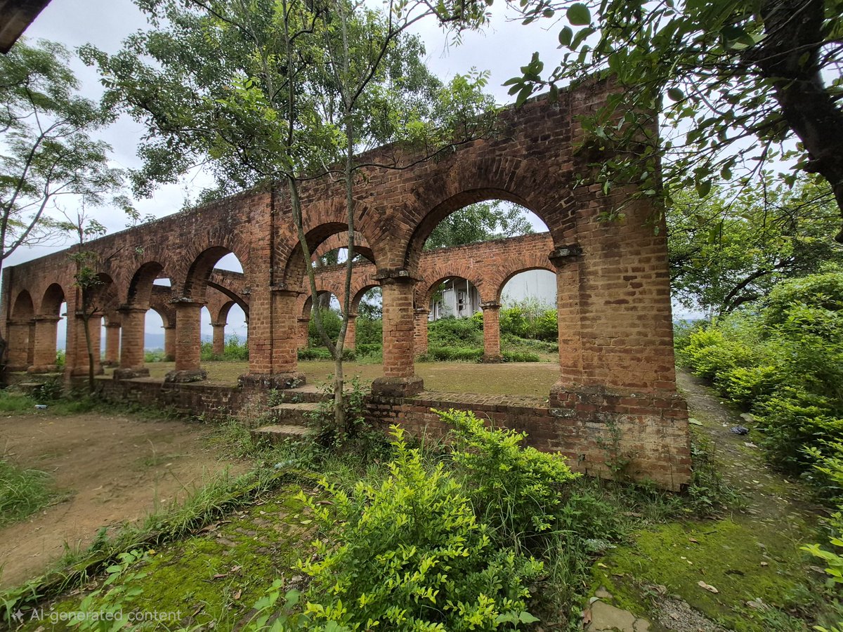 baneishsingha's tweet photo. Langthabal Konung(canchipur palace):

After defeating the Burmese and ending the Seven Years Devastation, Maharaja Gambhir Singh shifted the capital from old Kangla to Langthabal and built a new royal palace there.

 The Manipur University was built on the grounds of historic royal estate.

Visiting the ruins of Langthabal Konung was like stepping into history, a past filled with glory, resilience, and the painful memories.
@TourismManipur @ManipurUniverse