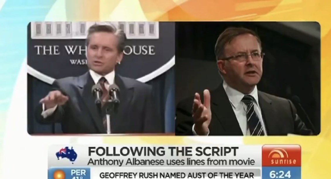 juzzy81's tweet photo. @luke_amott At least Pauline writes her own speeches and addresses, pretty lame having to steal lines from a movie… https://t.co/uNOl7ri5I8