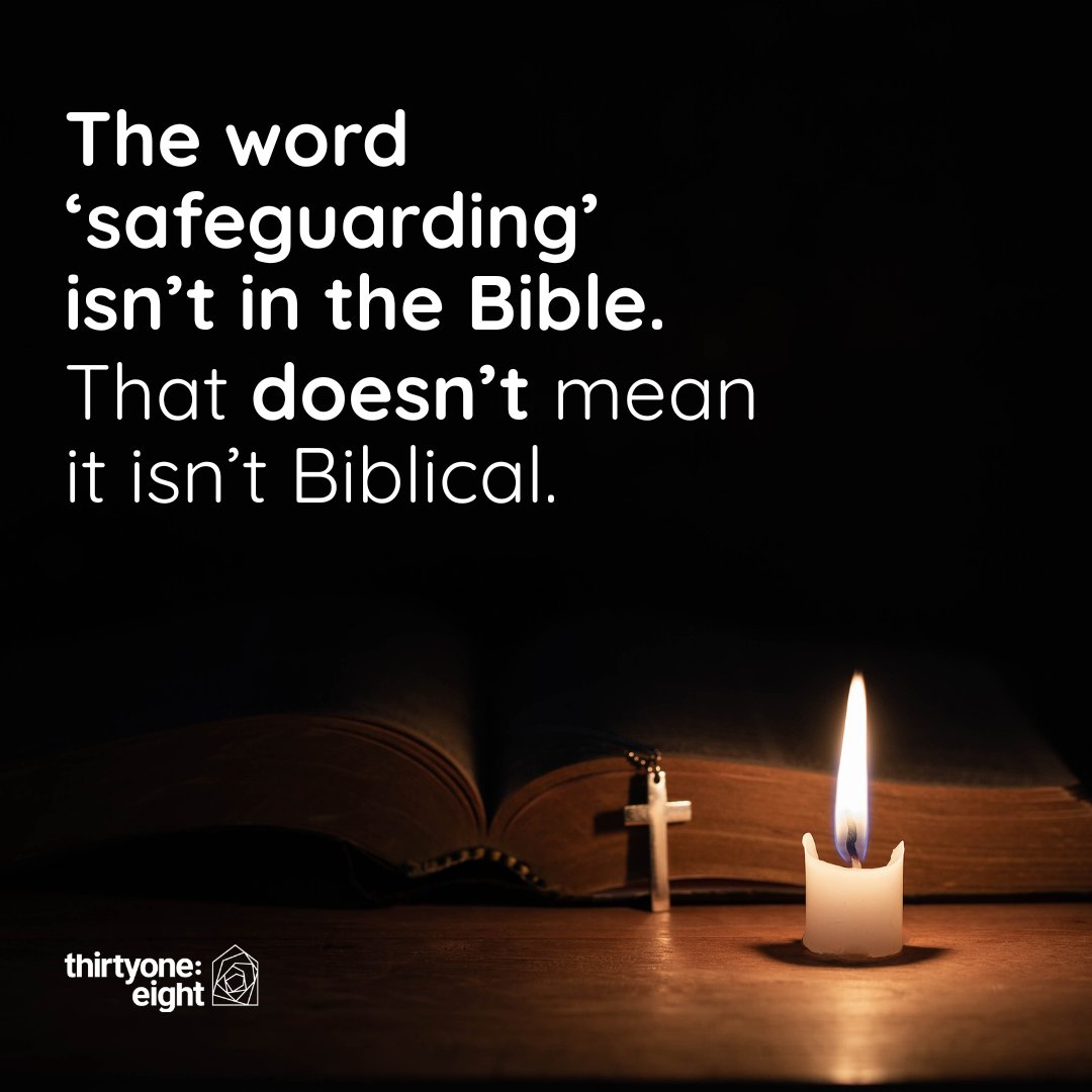 thirtyoneeight's tweet photo. Although the word 'safeguarding' doesn’t appear in Scripture, the Bible consistently upholds the principle of protecting and defending people from harm and abuse.

Read 'A Theology of Safeguarding': https://t.co/q0A7EQiwpt https://t.co/MaQaGZ1p71