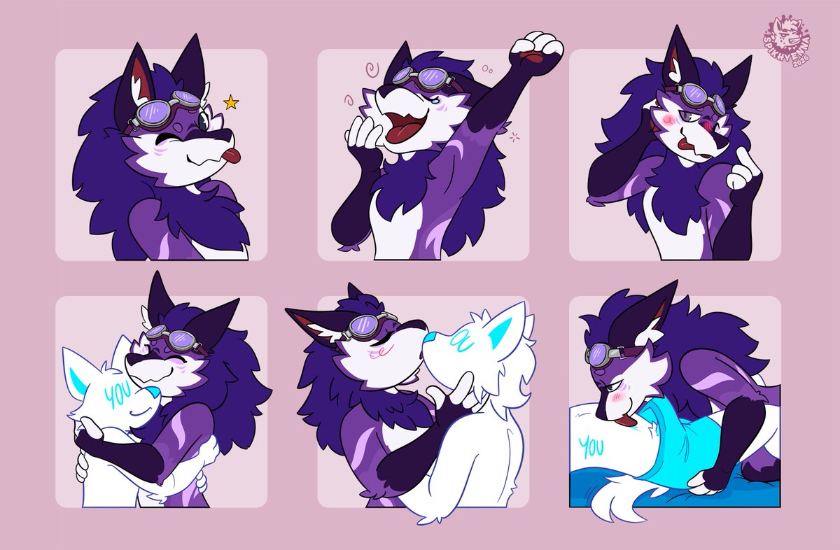 spikhyenna's tweet photo. Sticker pack comm for Fantanova💙 https://t.co/W5ixMrU2ML