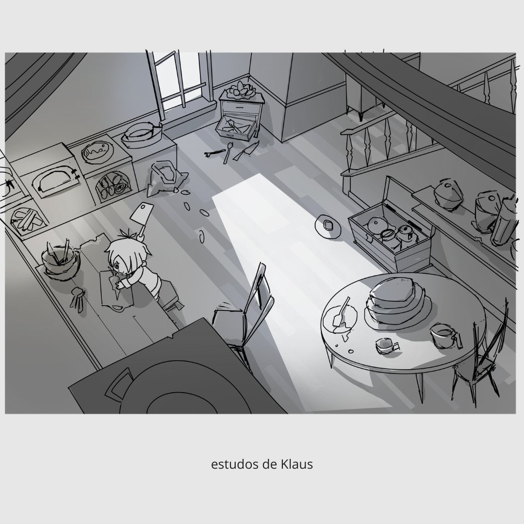 AicitelSevla's tweet photo. Mais estudos de Klaus.
A ideia era produzir objetos e inserí-los em um cenário.
Klaus têm muitas paisagens lindas, mas devo admitirque tentar entender o estilo dos objetos foi confuso.
De toda forma, eu produzi um rascunho!

#artstudy https://t.co/0LmLCfyT9D