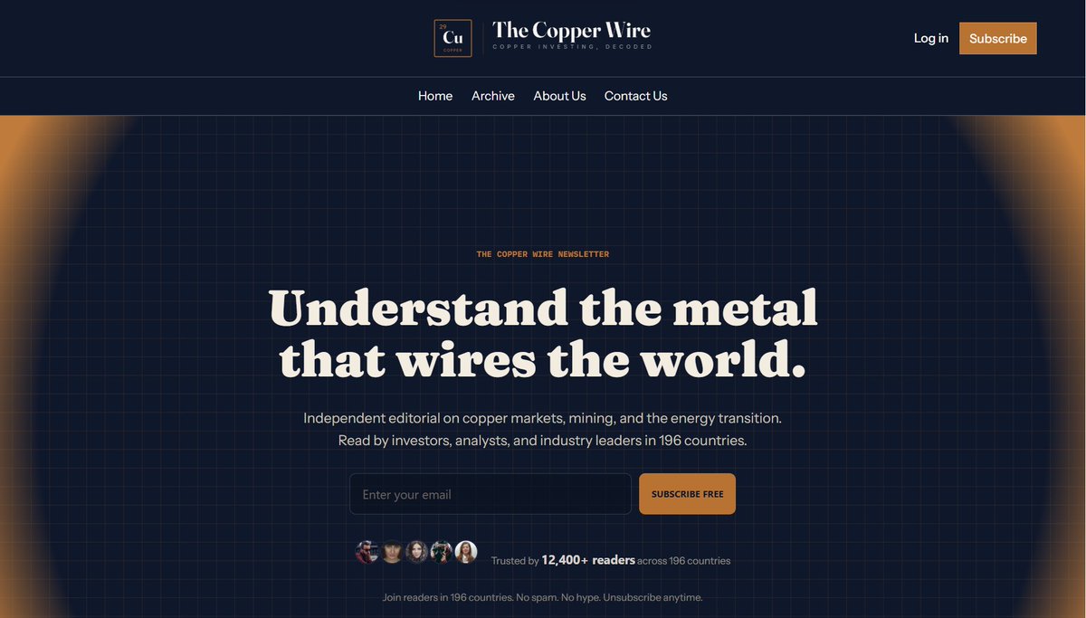 vicki_bams's tweet photo. Something we've been quietly building is finally here. π
Another @beehiiv website design, A website that finally stopped looking like it was made in 2014.π
Introducing the Copperwire...
More Details Soon.
#beehiiv #vicky_designs #email #copperwire #blognewsletter https://t.co/L1ItRghaSM