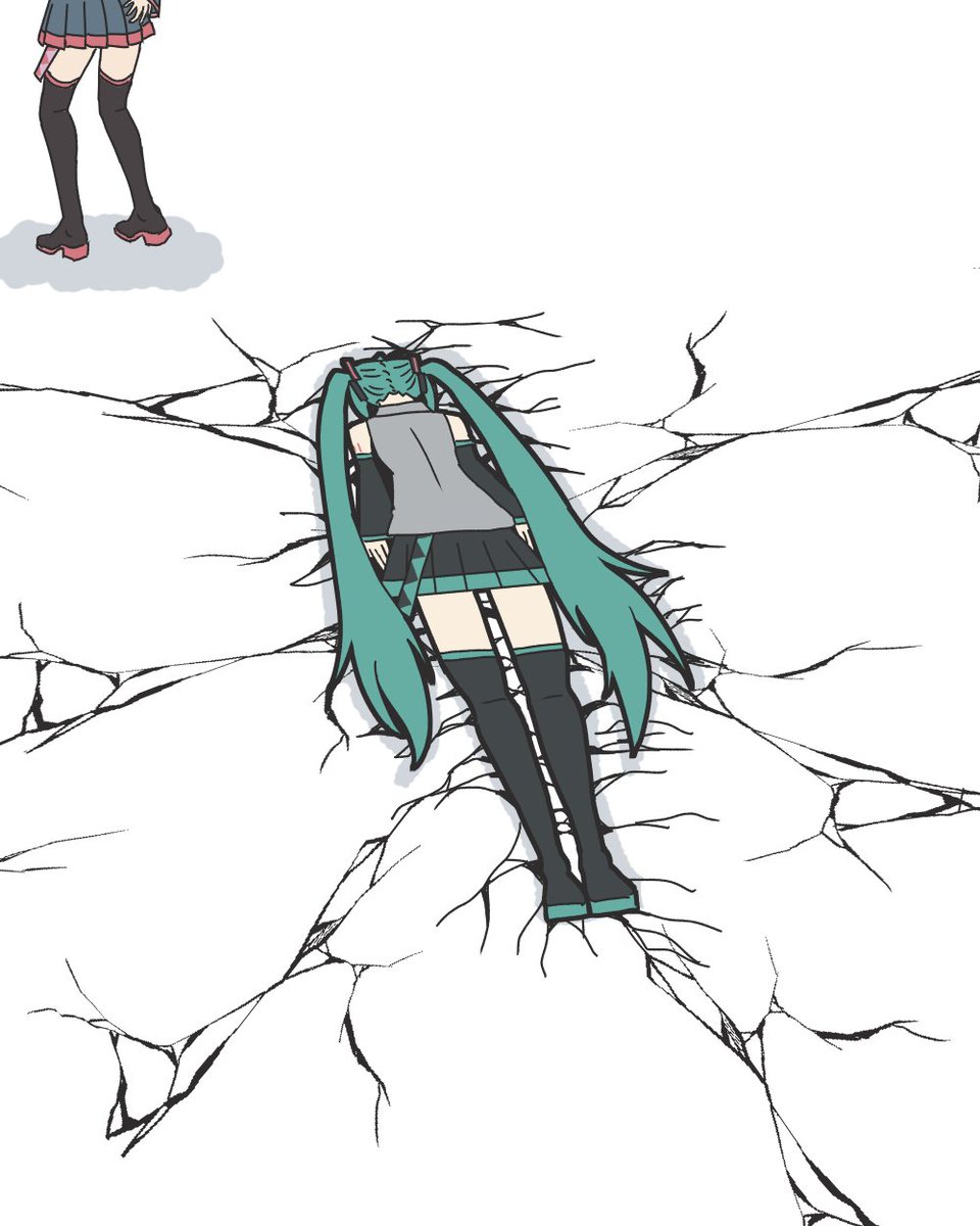 Crysepia's tweet photo. ＃初音ミク
＃重音テト https://t.co/szQDq5Vr50