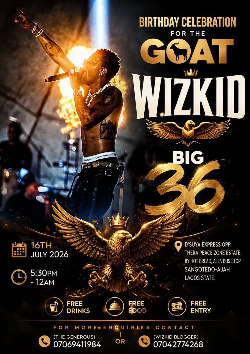 itzbasito's tweet photo. Birthday celebration for the 🐐 Wizkid loading 🔥 https://t.co/B1xuUMTLzh