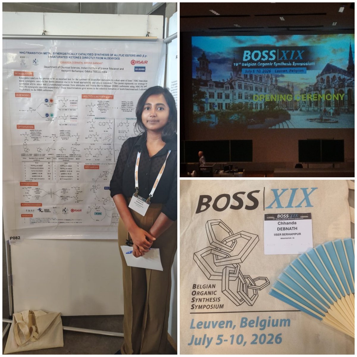 ChhandadDebnath's tweet photo. An wonderful experience for life time..thank you @BOSS_XIX for this opportunity..@sgandhi253 and @SGCatalysisLab for always encouraging and supporting me.. Thank you @ANRFIndia for the international travel grant..and @pmrf for all financial supports.. https://t.co/WCcIg8iUx2