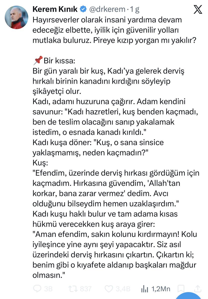 ismailari_'s tweet photo. En az 50 bin insanın öldüğü deprem felaketinde çadır satan, bu yüzden Kızılay başkanlığından istifa eden ve ne hikmetse her şeye rağmen yine de yargılanmayan isim ahlak dersi veriyor. Utanma duygusu neredesin? https://t.co/7PNPiDsD1C