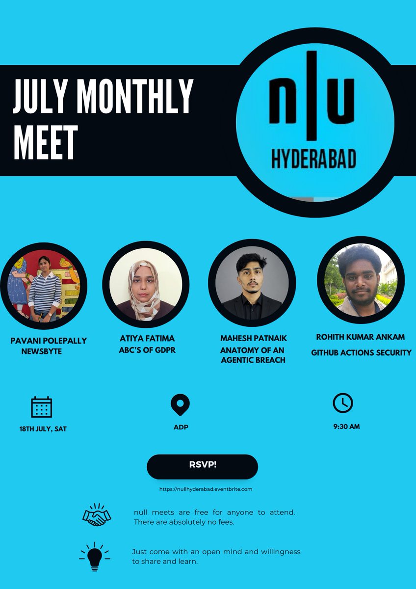 NULL Hyderabad tweet media
