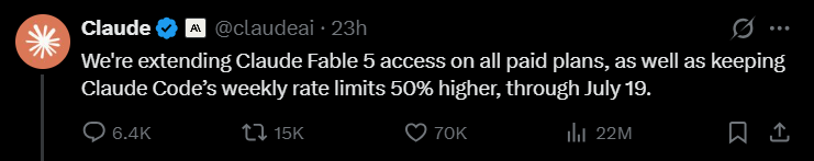 rafintheloop's tweet photo. These two extension tweets from claude have more views individually than the launch tweet of gpt 5.6 new models and chatgpt work combine 🤯

This is insane, openai has fallen off, from once a leader and front runner of AI to now catching up and copying Anthropic as the second best