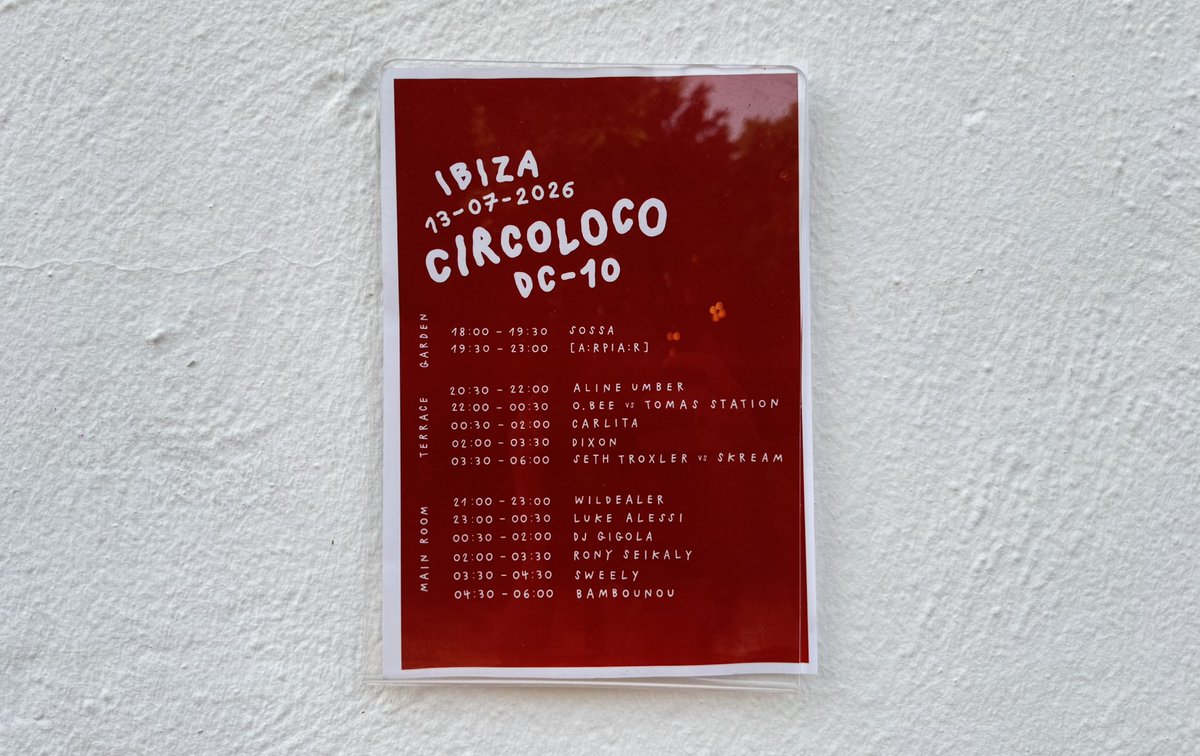 noname_records_'s tweet photo. イビサ遠征今回楽しみにしてたRPR SOUNDSYSTEMらCircoloco Ibiza DC-10からKETTAMAらSTEEL CITY AmnesiaのUnderground系イベントのハシゴ
Circoloco Ibiza DC-10渋いラインナップに快晴&快適なオープンエアフロアGardenに鳴り響く音も最高
#sossa #ibiza #circoloco #steelcity https://t.co/cONJ0Z6DyD