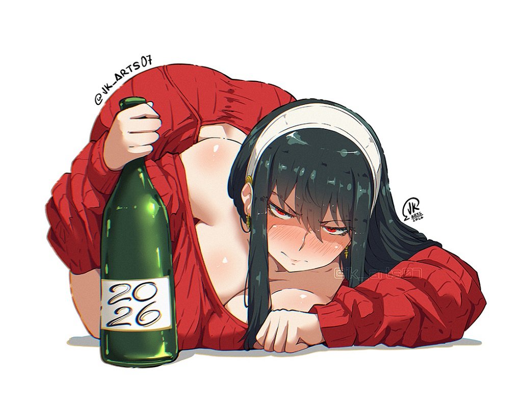 Hsociety3600's tweet photo. Drunk yor 

Art by @jk_arts07_ https://t.co/VvuP8NplAu
