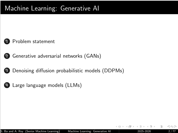 SileyeBaba's tweet photo. The  last part of my machine learning course the generative AI module about GANs, denoising diffusion model, and LLMs https://t.co/Mj5NqRNAb9 #gan, #ddpm #llm @galsenai @galsendev @black_in_ai @WiMLDS_Dakar https://t.co/6bUB6EKa34