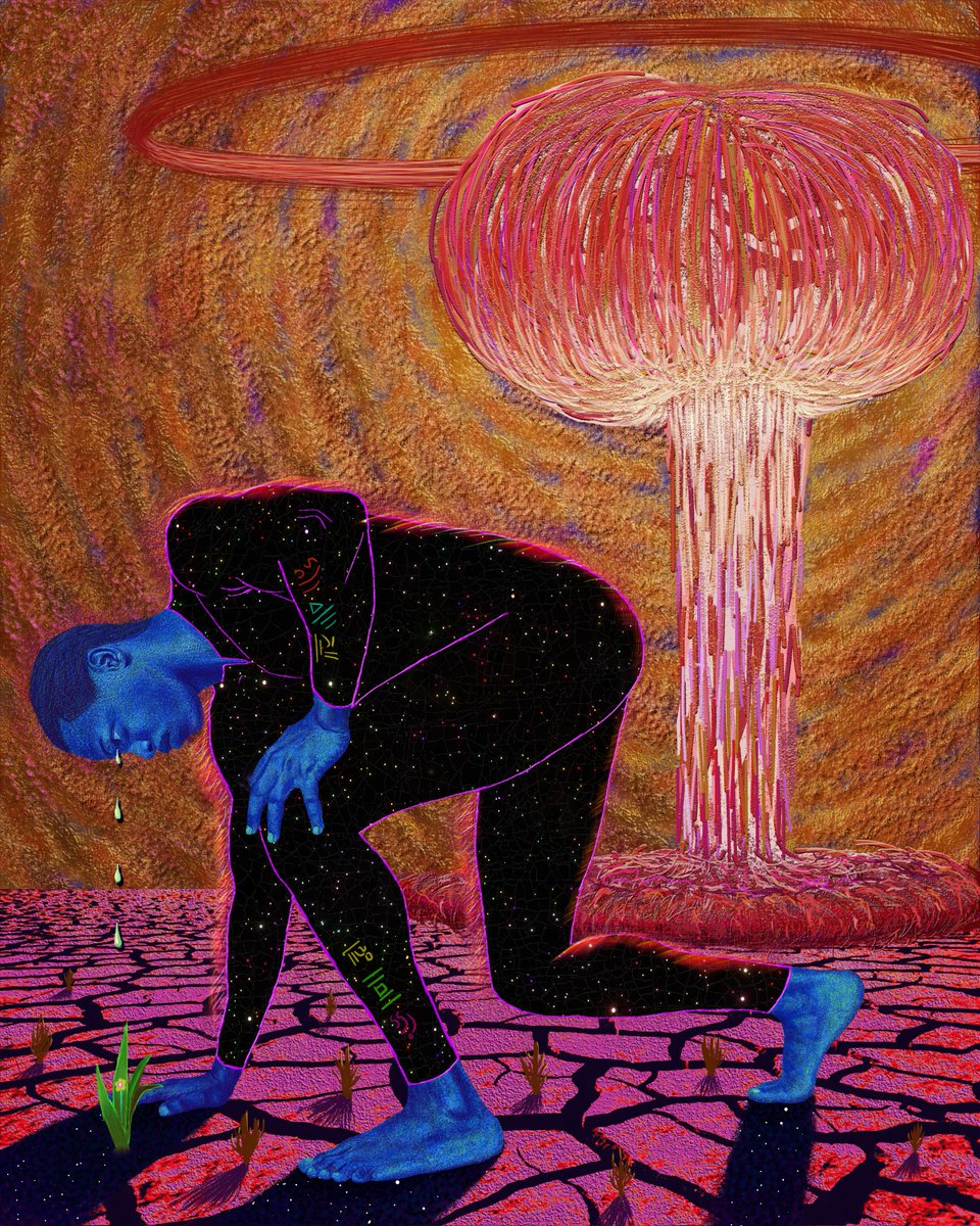 adewalemayowa_'s tweet photo. I poured my soul into this piece. I hope it makes you feel something...

"Rovk Bottom is a Trampoline made of Salt, 2026" https://t.co/XnxzD3WgBa