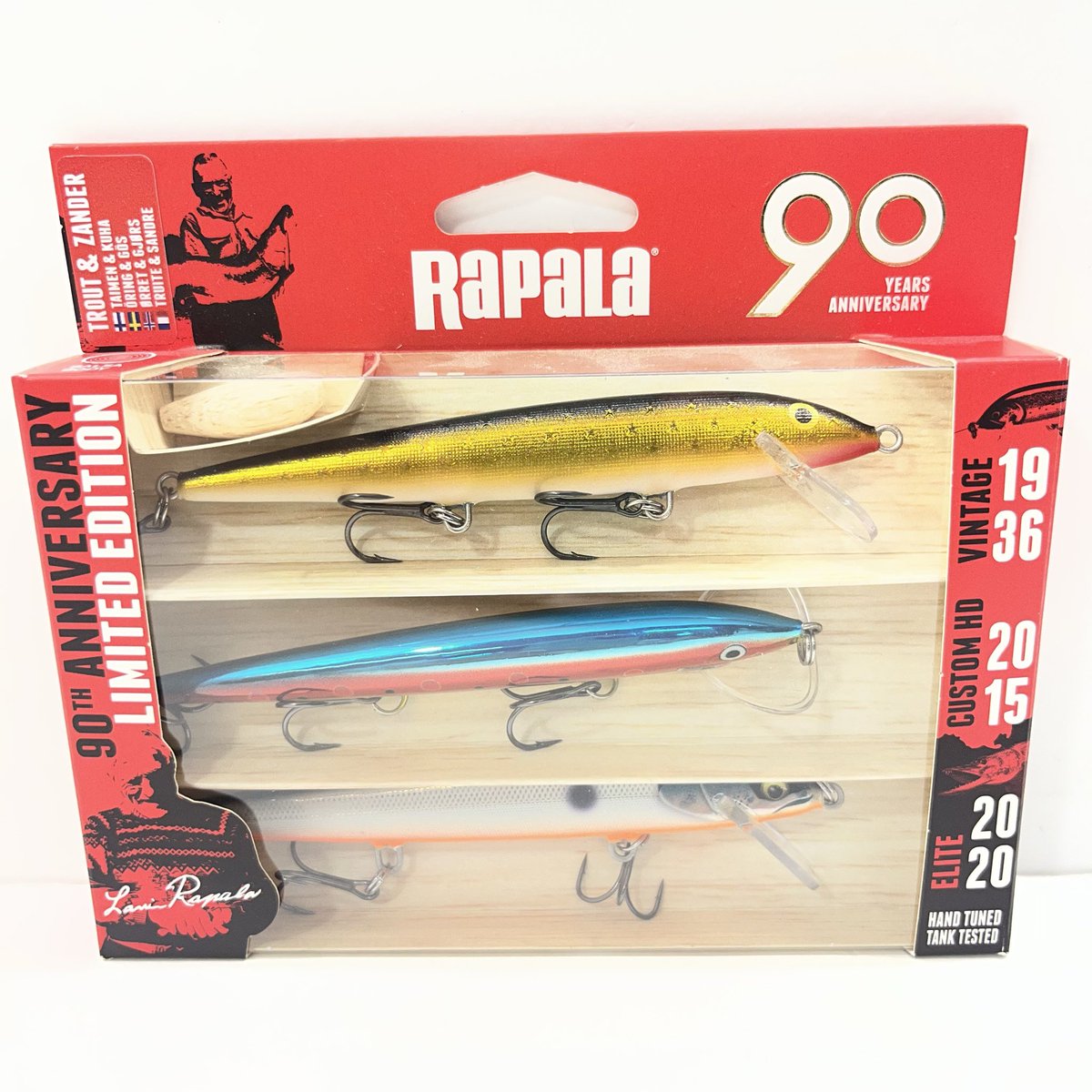 おたこま釣具 買取させていただいた 中から ラパラ90周年記念ルアー