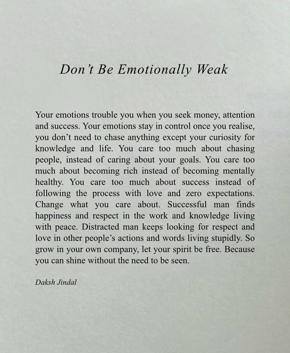 Liminal1988's tweet photo. Don't be emotionally weak https://t.co/Kc2MCXBYEF