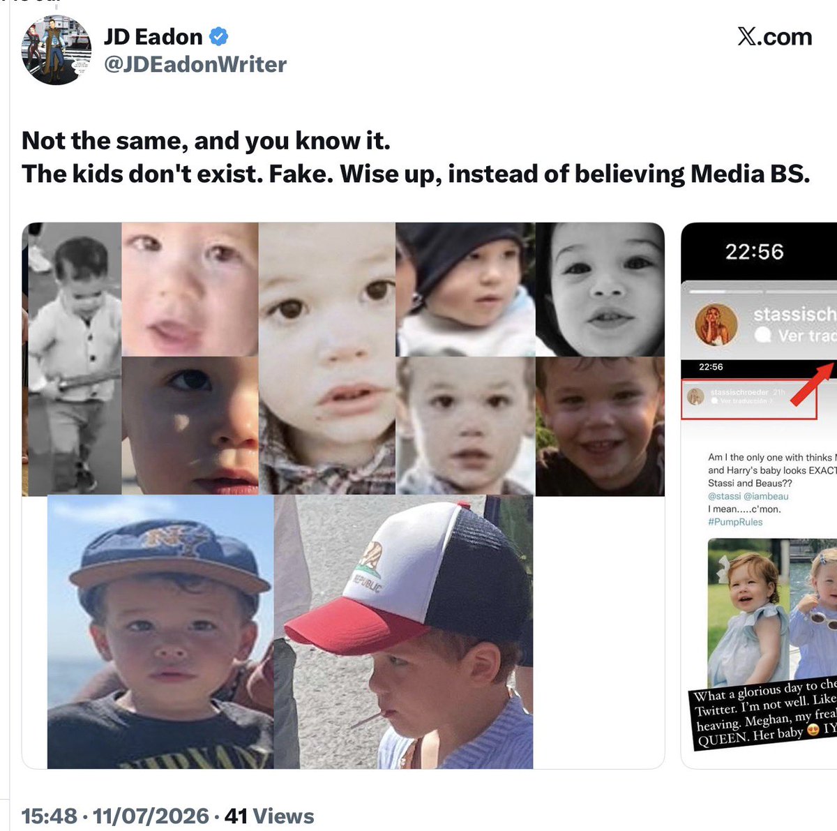 BScheckometer's tweet photo. This deranger has the gall to call Harry ‘disgusting’. 
Despite JD’s conviction for possession of the worst category of indecent images of children, JD publicly obsesses over the Sussex children &amp; stores their photos. 
@gwentpolice This person’s hard drive needs checking again. https://t.co/tkAbuhIRoc
