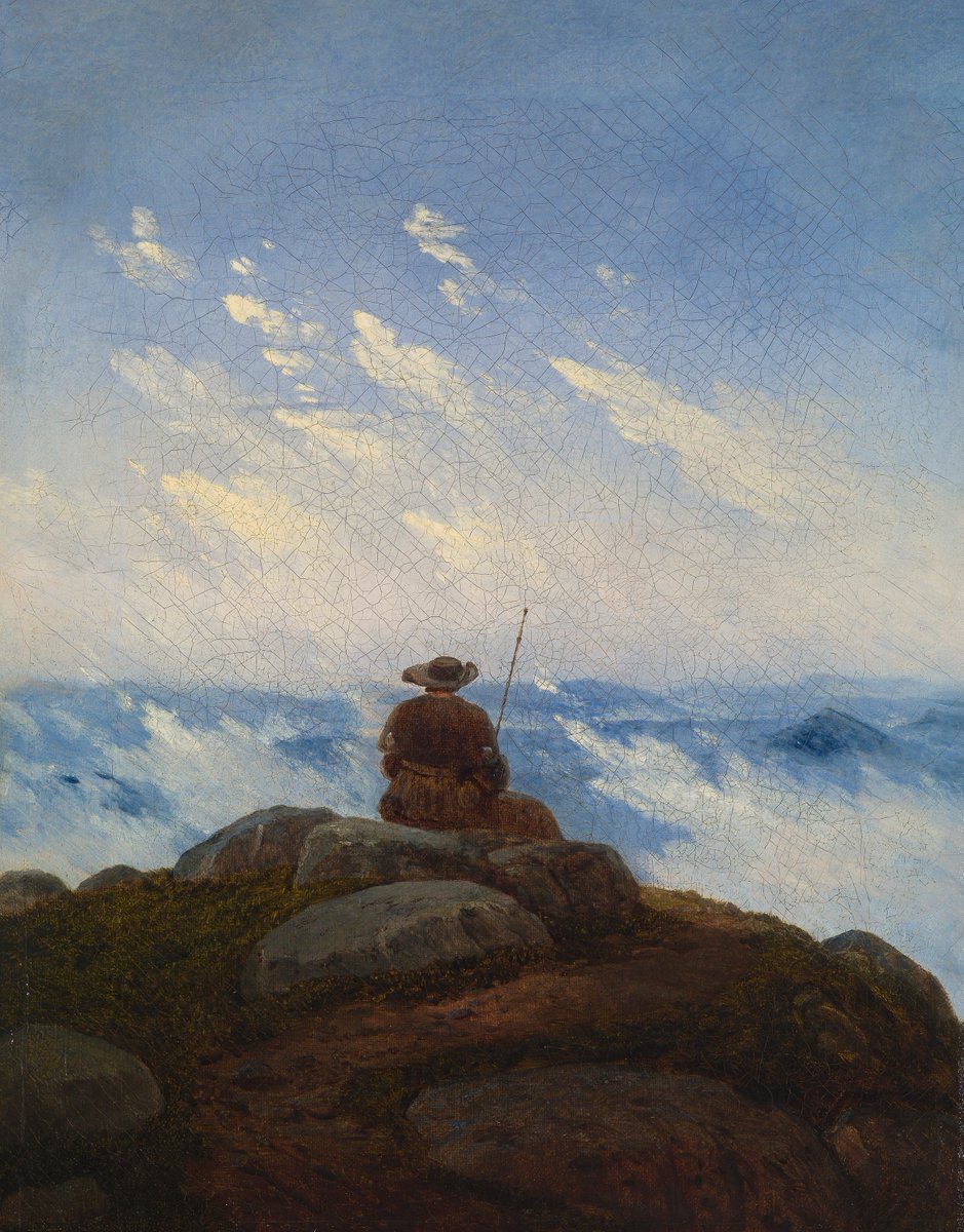 RomanticCanvas's tweet photo. Wanderer on the Mountaintop
Carl Gustav Carus, 1818 https://t.co/UzIcDMb0su