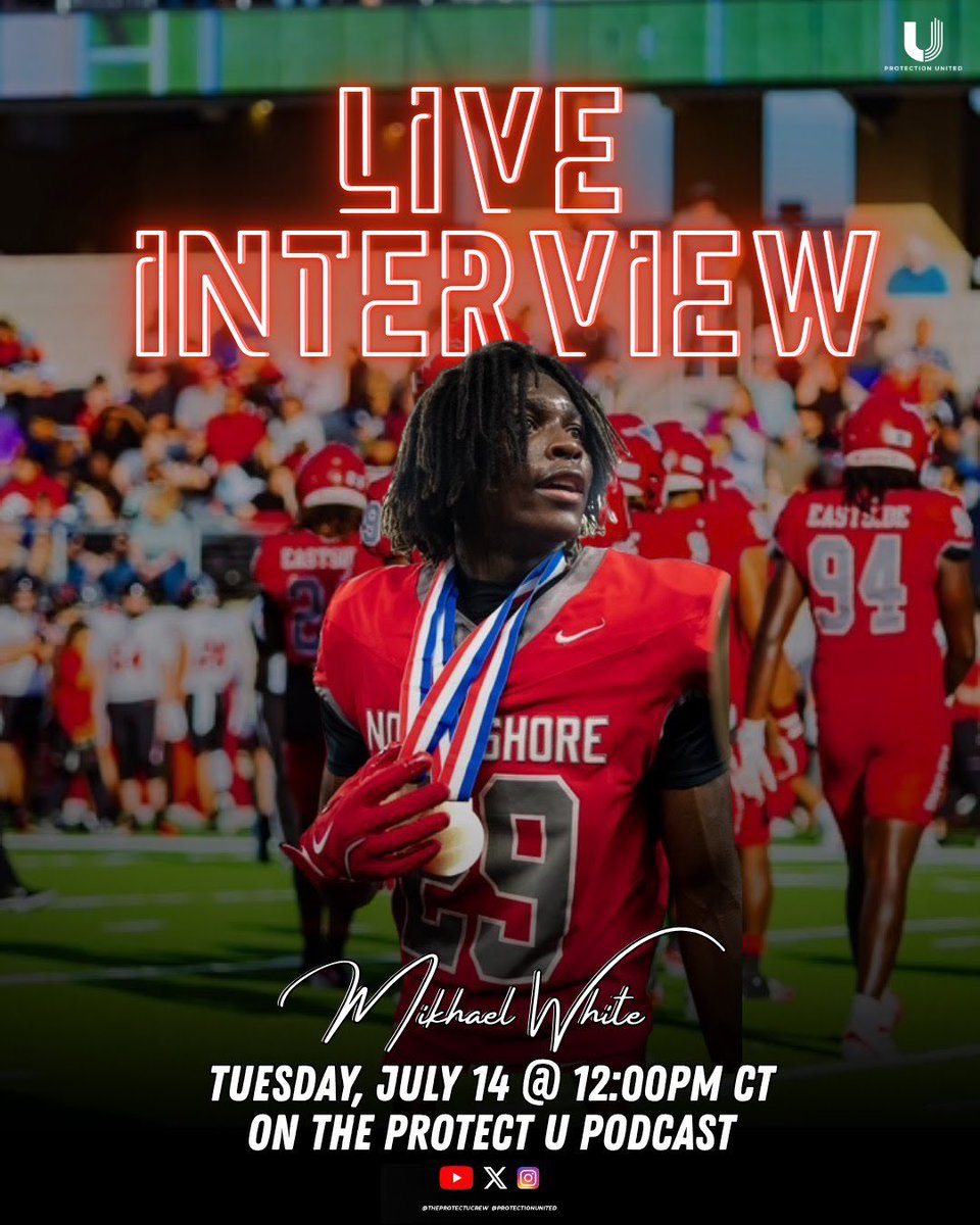 ShowTimeKelll's tweet photo. TUNE IN WITH ME and @TheProtectUCrew TOMORROW at 12pm!! 🚨

@TheProtectUCrew @MickensJay @TheJakeWilis @McNeeseFB @RecruitEastside @GPowersScout @samspiegs @vypehouston @jacorynichols @jackson_dip https://t.co/va14Ub2QWA