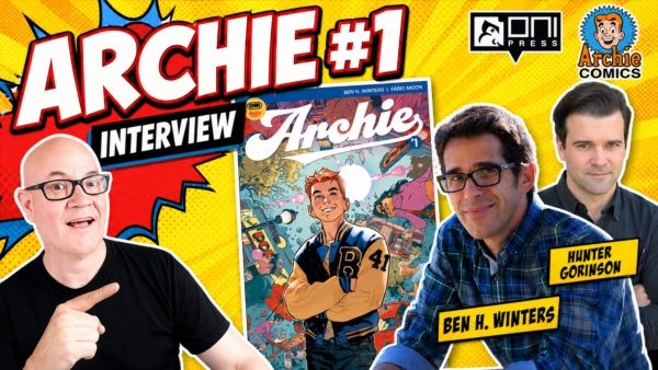 LRM_Exclusive's tweet photo. Archie Is Back! Ben H. Winters & Hunter Gorinson Discuss Oni’s New Archie Era: The Comic Source #archie #archie1 #archiecomics #archieinhell #benhwinters #bettyandveronica #comicbookinterview #corinnabechko #fabiomoon #huntergorinson #jugheadjones #kano #nickcagnetti #onipress #patrickhorvath #riverdale #sabrinatheteenagewitch #sandiegocomiccon2026 #thecomicsource #tylercrook https://t.co/RROuepRUpL